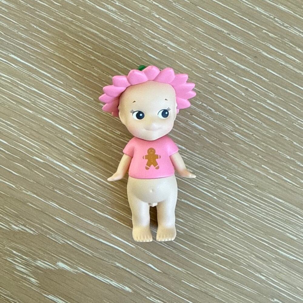 Sonny Angel Figurine Advent Calender Sunflower Gingerbread Pink Green